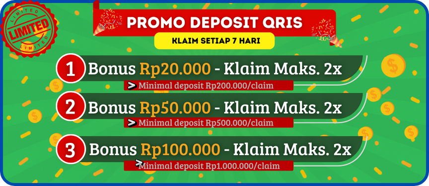 Bonus Deposit Qris